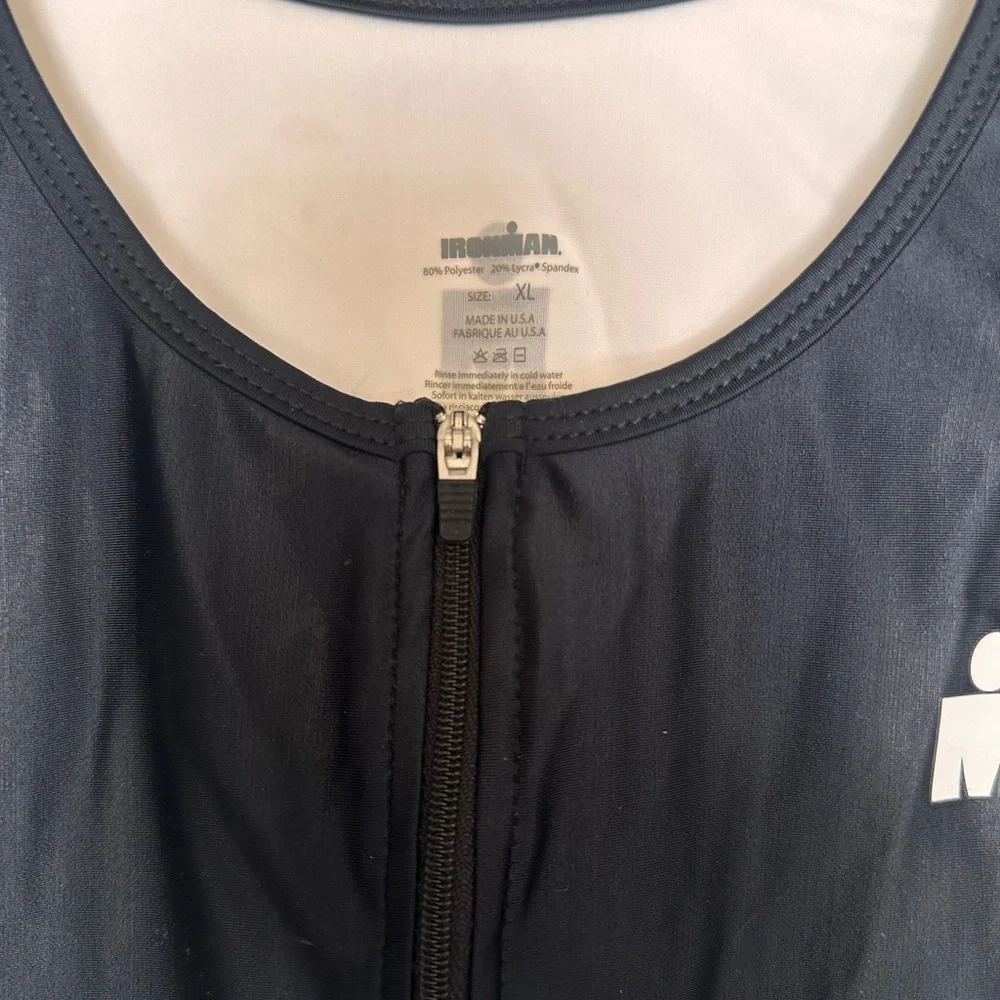 Iron Man Black Tank Top with Blue Accents - Picture 3 of 3